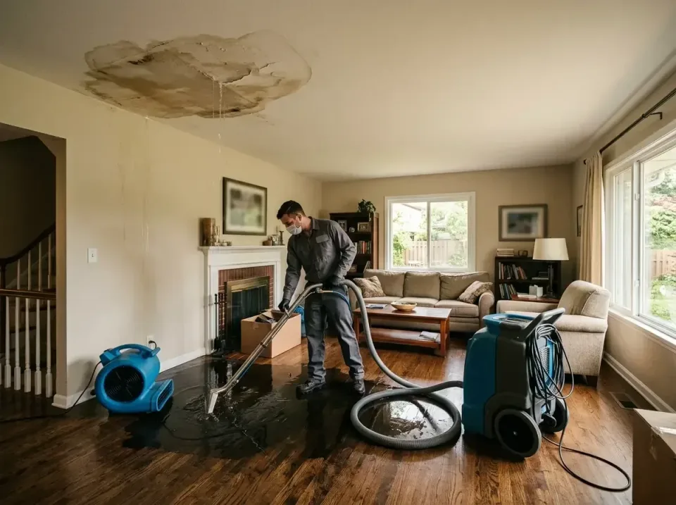 attic-pipe-burst-ceiling-drip-008 — frequently asked questions, Water Damage Restoration & Carpet Care in Clayton, AL